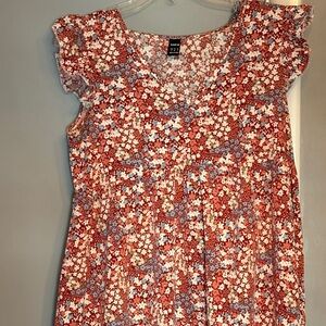 Floral Red Women's dress